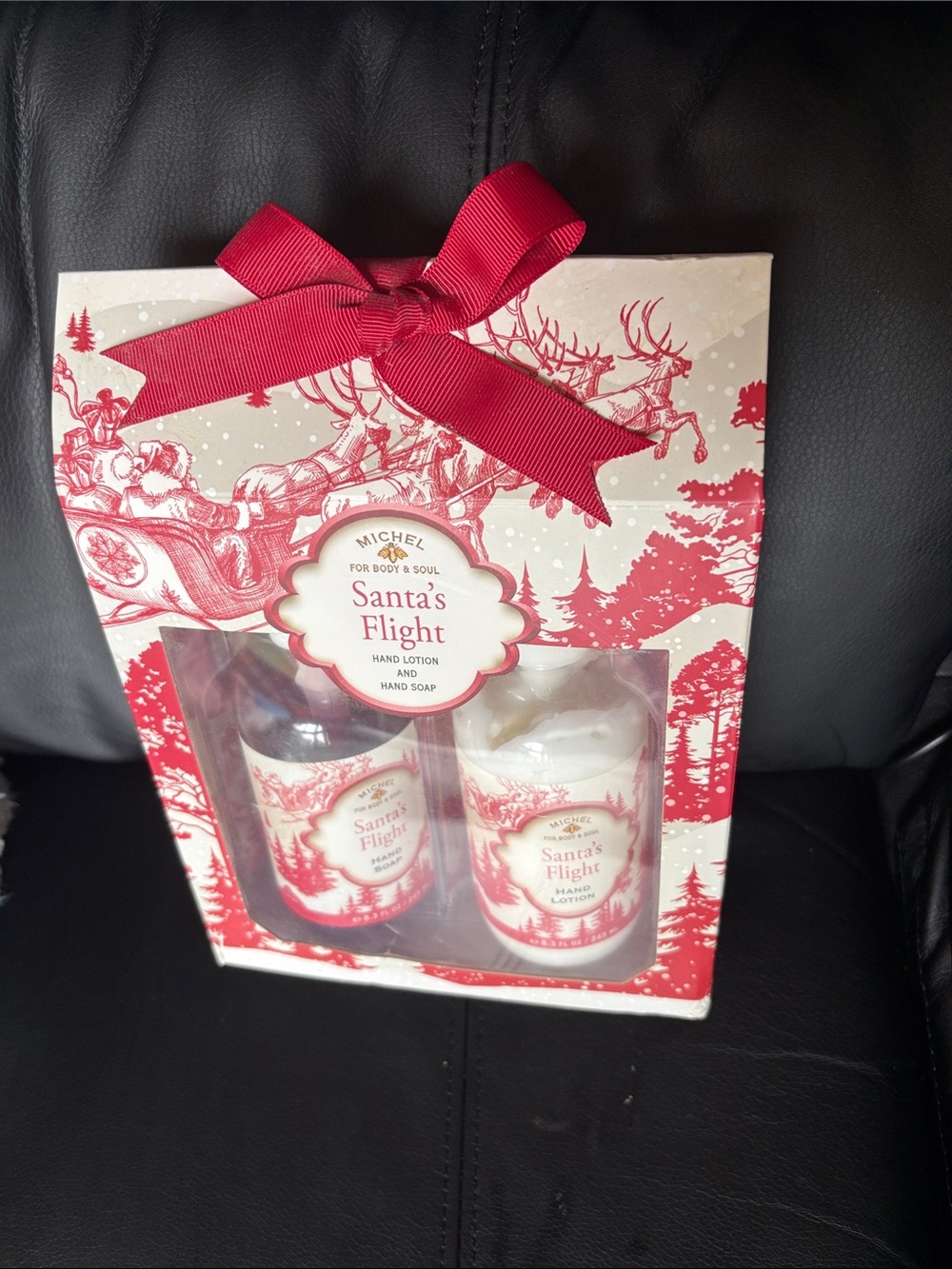 Michel Design Works Santa's Flight Hand & Body Set - Red